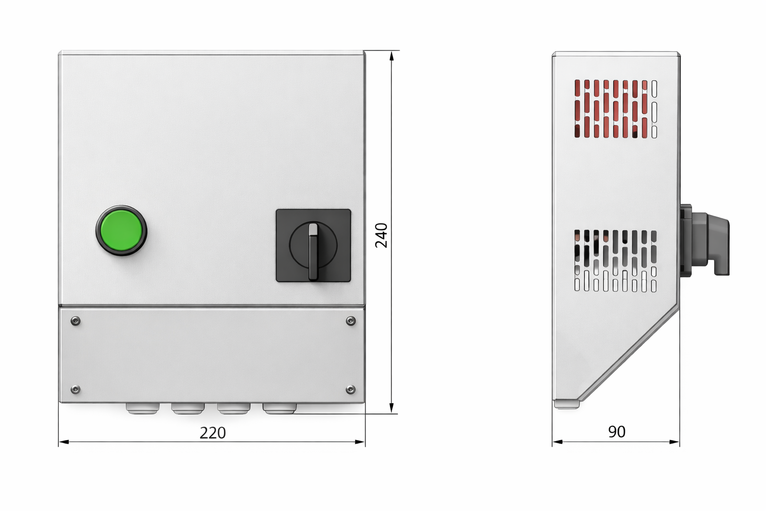 Блок управления трансформаторный ручной; 3 скорости; 2А; 220В-1
